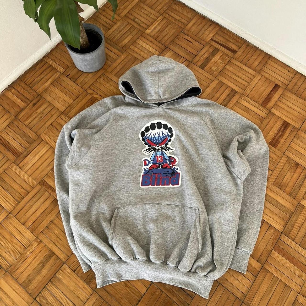 Vintage 90s Blind Skateboards Reaper Hoodie. Depop