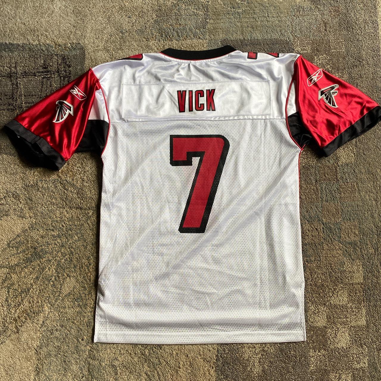 Reebok Vintage NFL Falcons Michael Vick #7 Equipment On Field