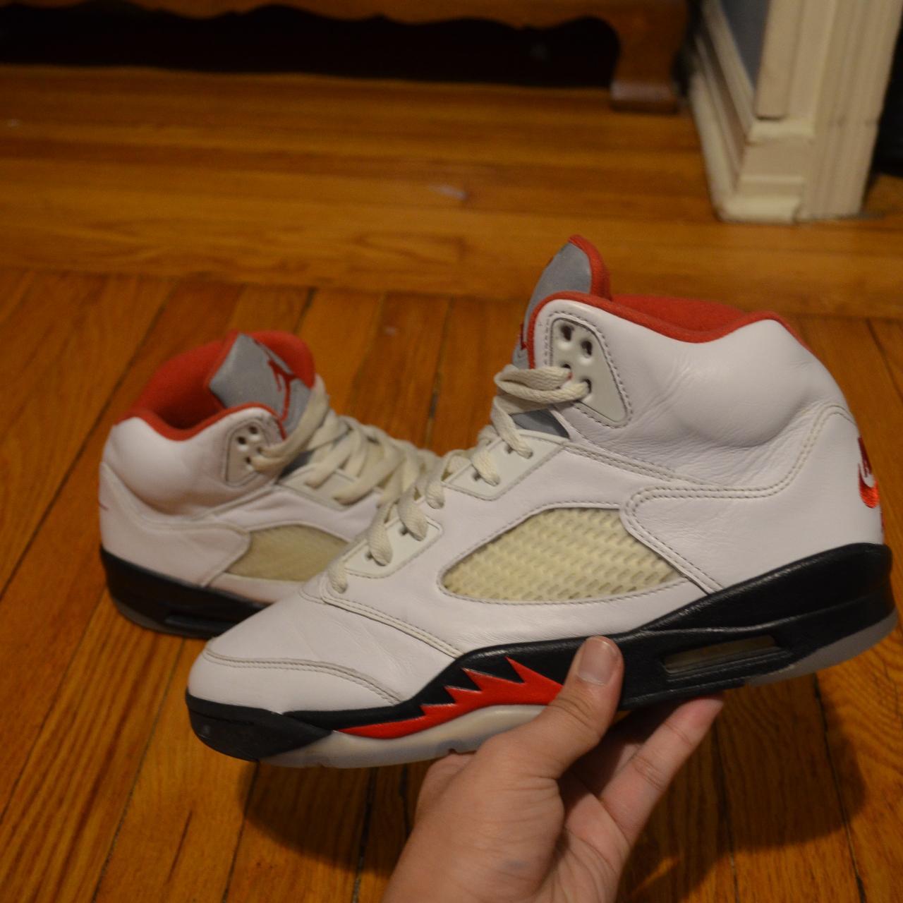 jordan 5 fire red got em