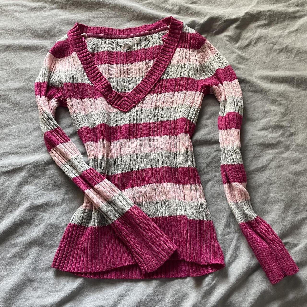 Vintage Aeropostale striped sweater So cute, size M... - Depop