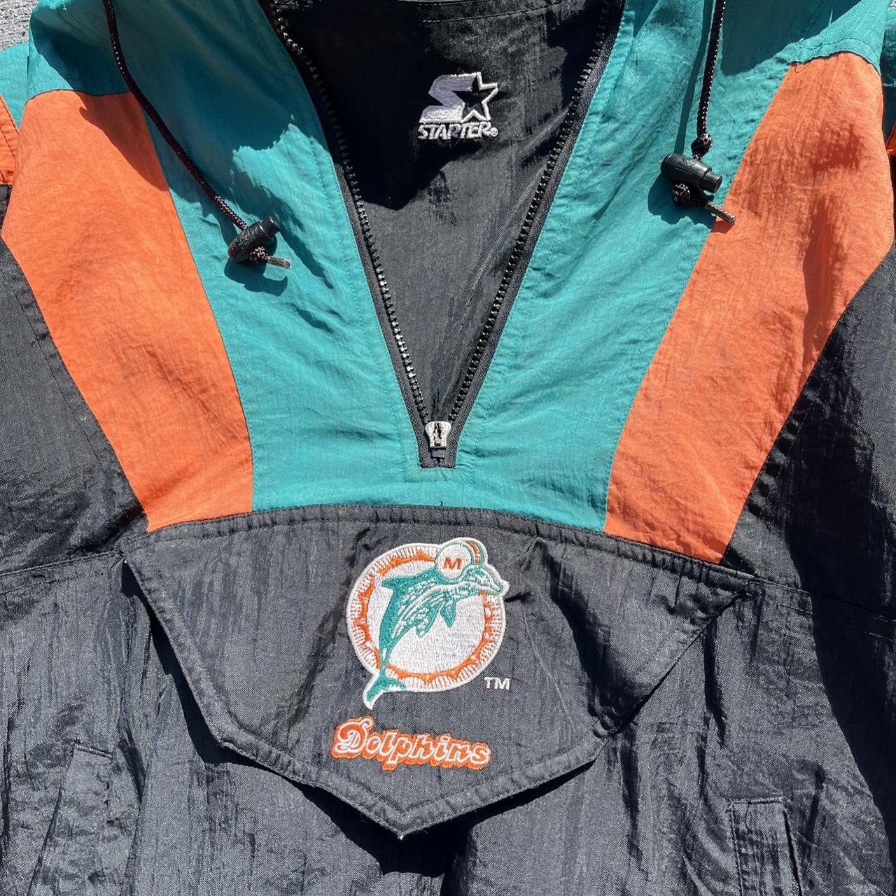 Vintage Miami Dolphins starter jacket Condition - Depop