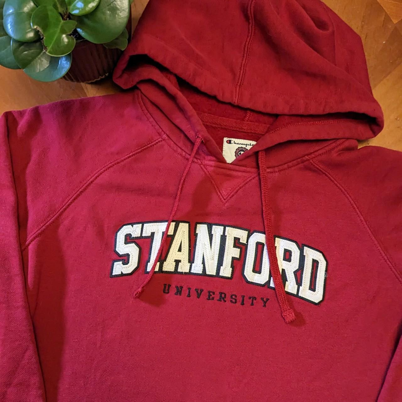 Champion Stanford University hoodie size L Red... - Depop