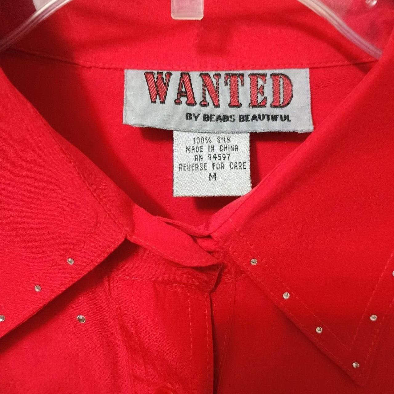 Source Unknown Women's Top - Red - M – This vinta… - image 2