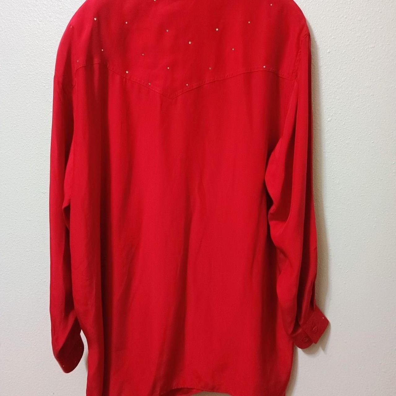 Source Unknown Women's Top - Red - M – This vinta… - image 6