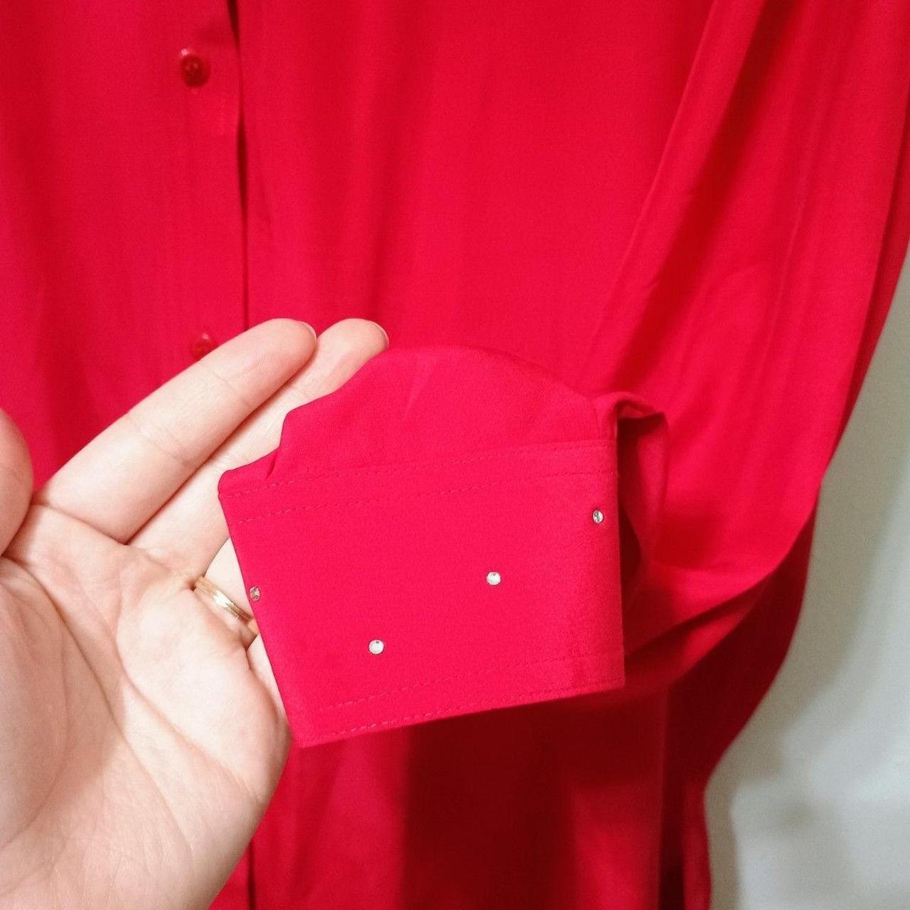 Source Unknown Women's Top - Red - M – This vinta… - image 4