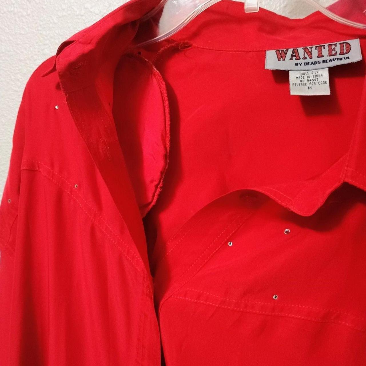 Source Unknown Women's Top - Red - M – This vinta… - image 7