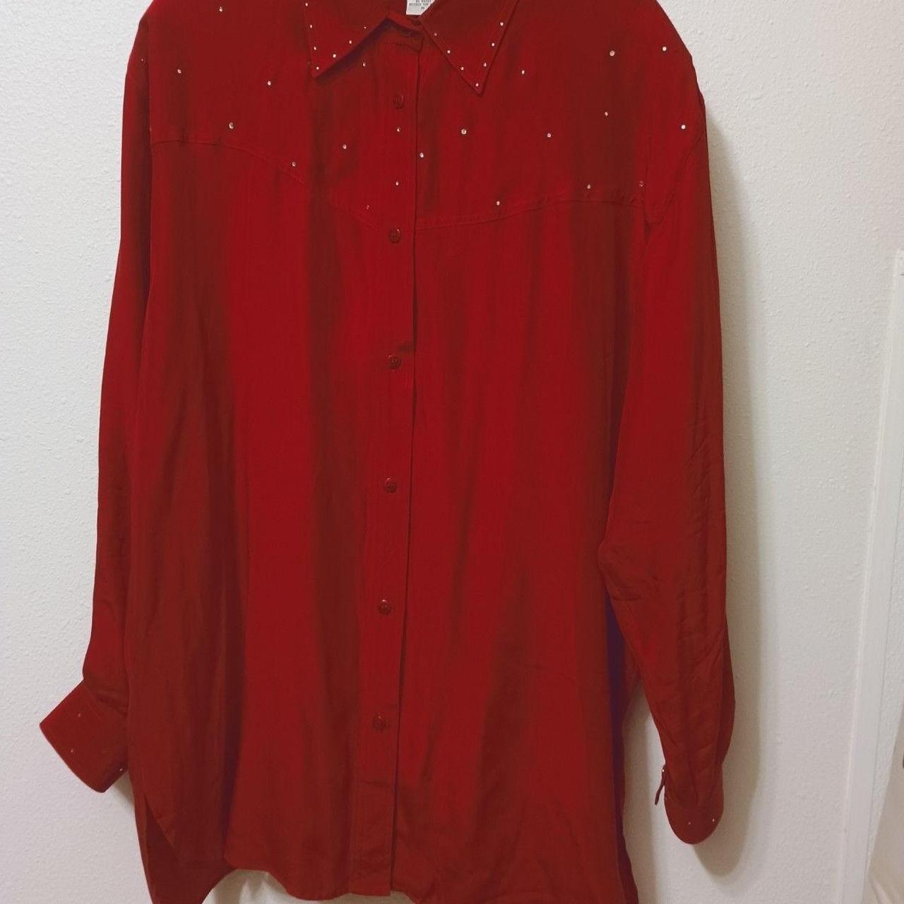 Source Unknown Women's Top - Red - M – This vinta… - image 1