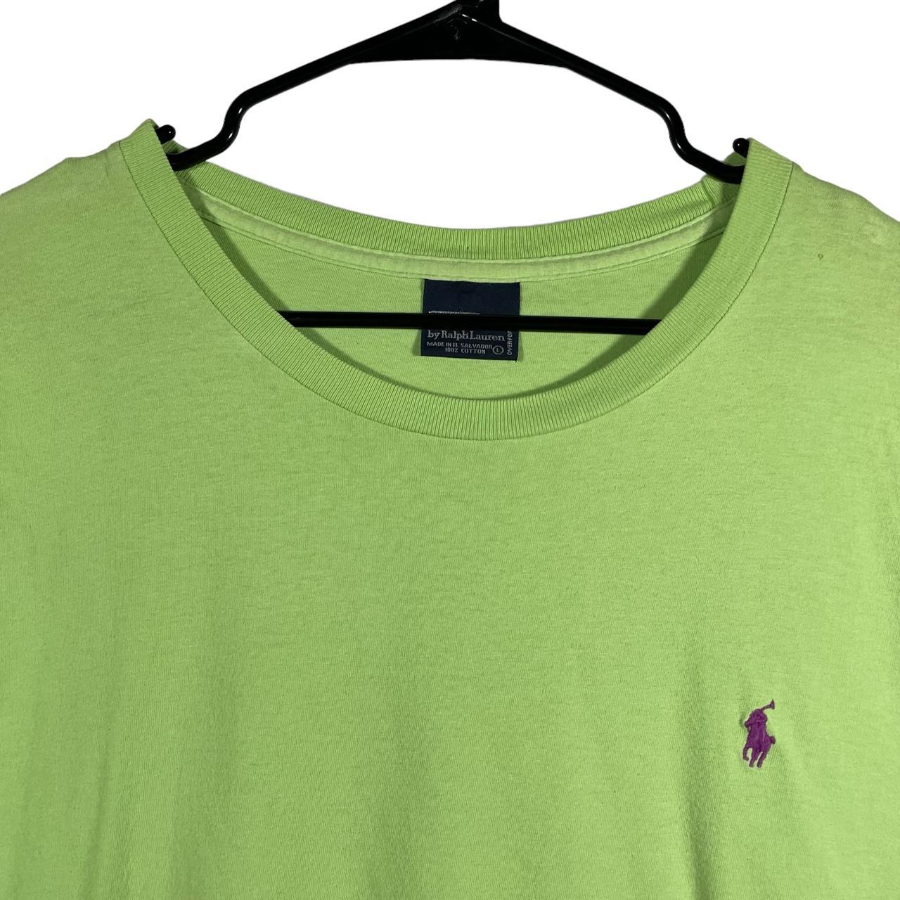 Polo Ralph Lauren Men's Green T-shirt | Depop