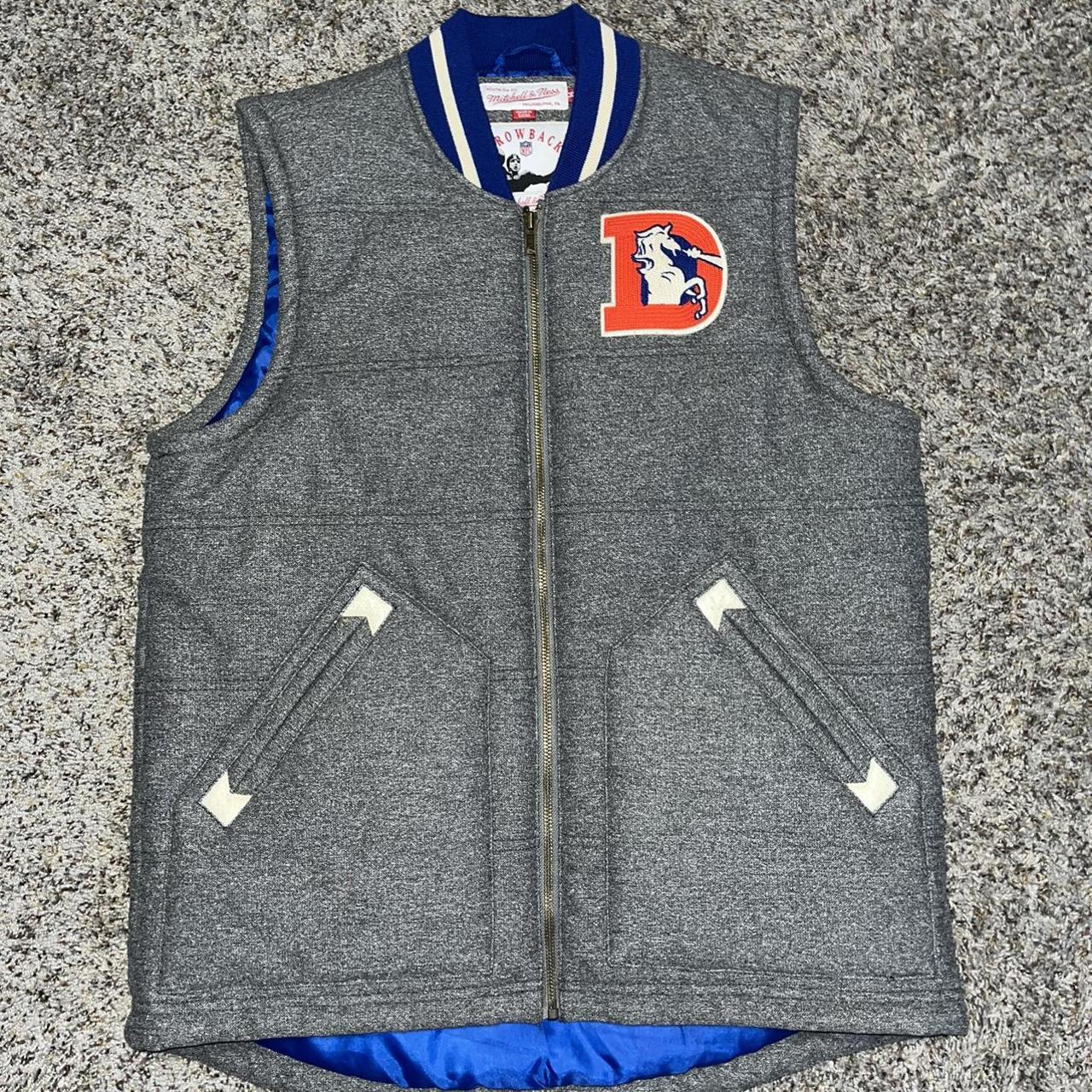 mitchell and ness broncos vest