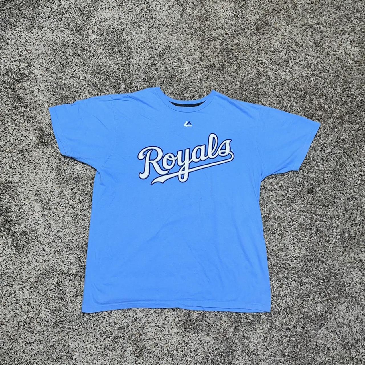 Blue royals shirt NO stains or seam ripps - Depop