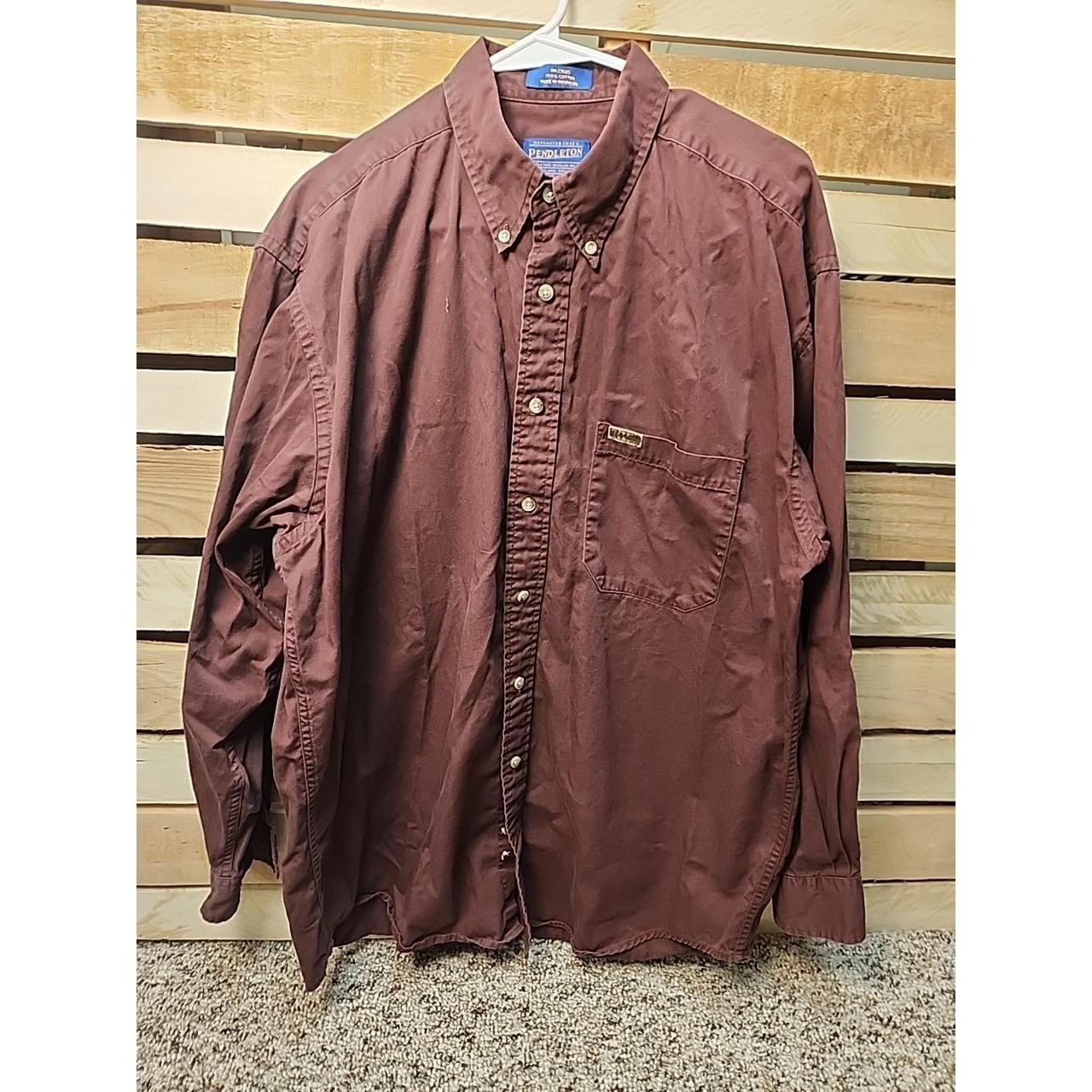 Pendleton Men's Shirt - Red - L – Pendleton Butto… - image 1