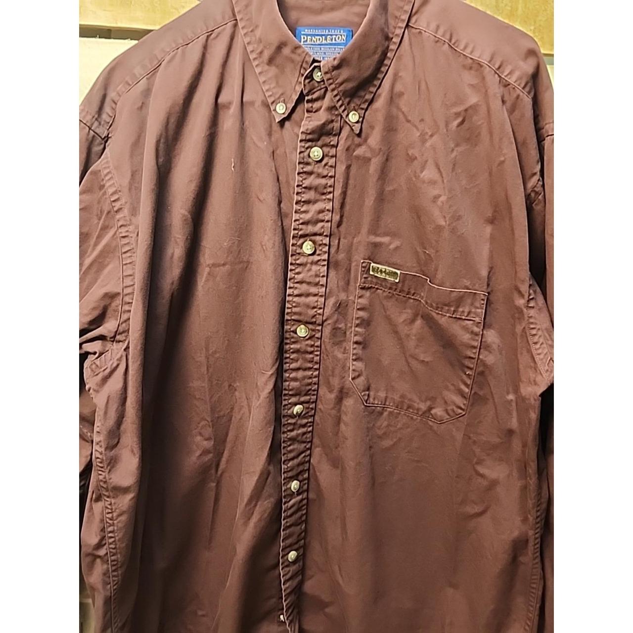 Pendleton Men's Shirt - Red - L – Pendleton Butto… - image 2