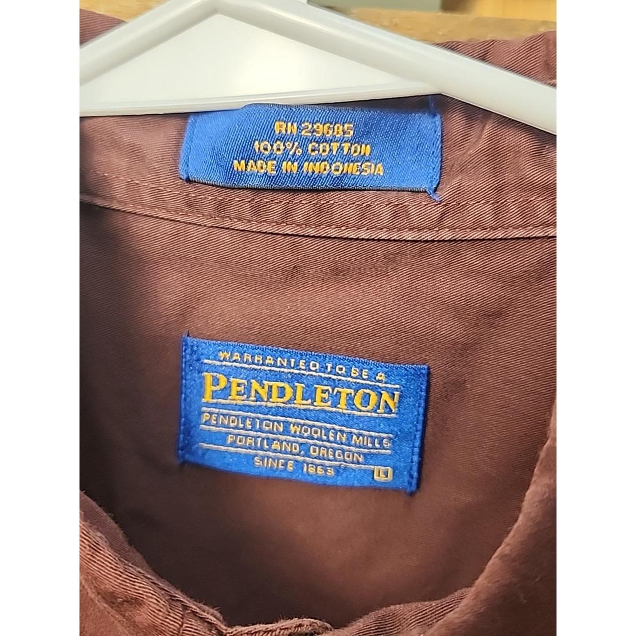 Pendleton Men's Shirt - Red - L – Pendleton Butto… - image 4