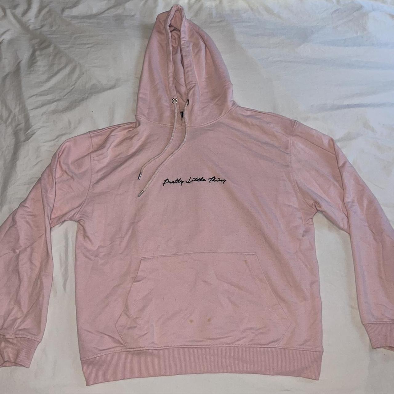 Women's Pink and Black Hoodie | Depop