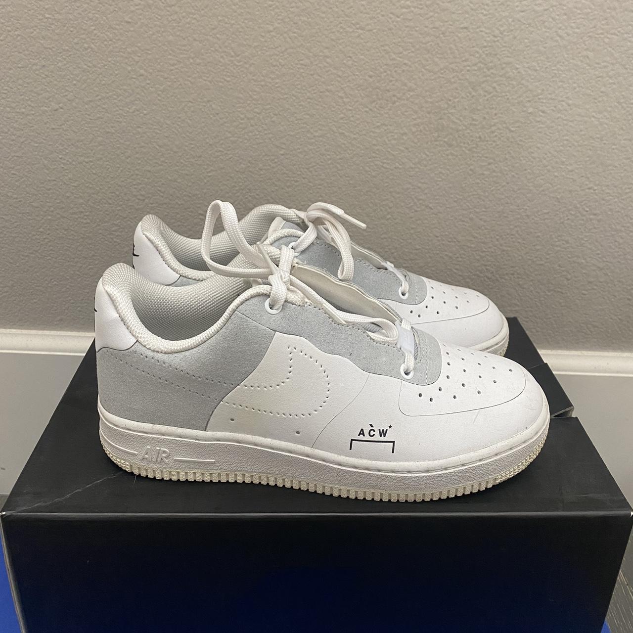 nike x a-cold-wall Air Force 1’s, men’s size