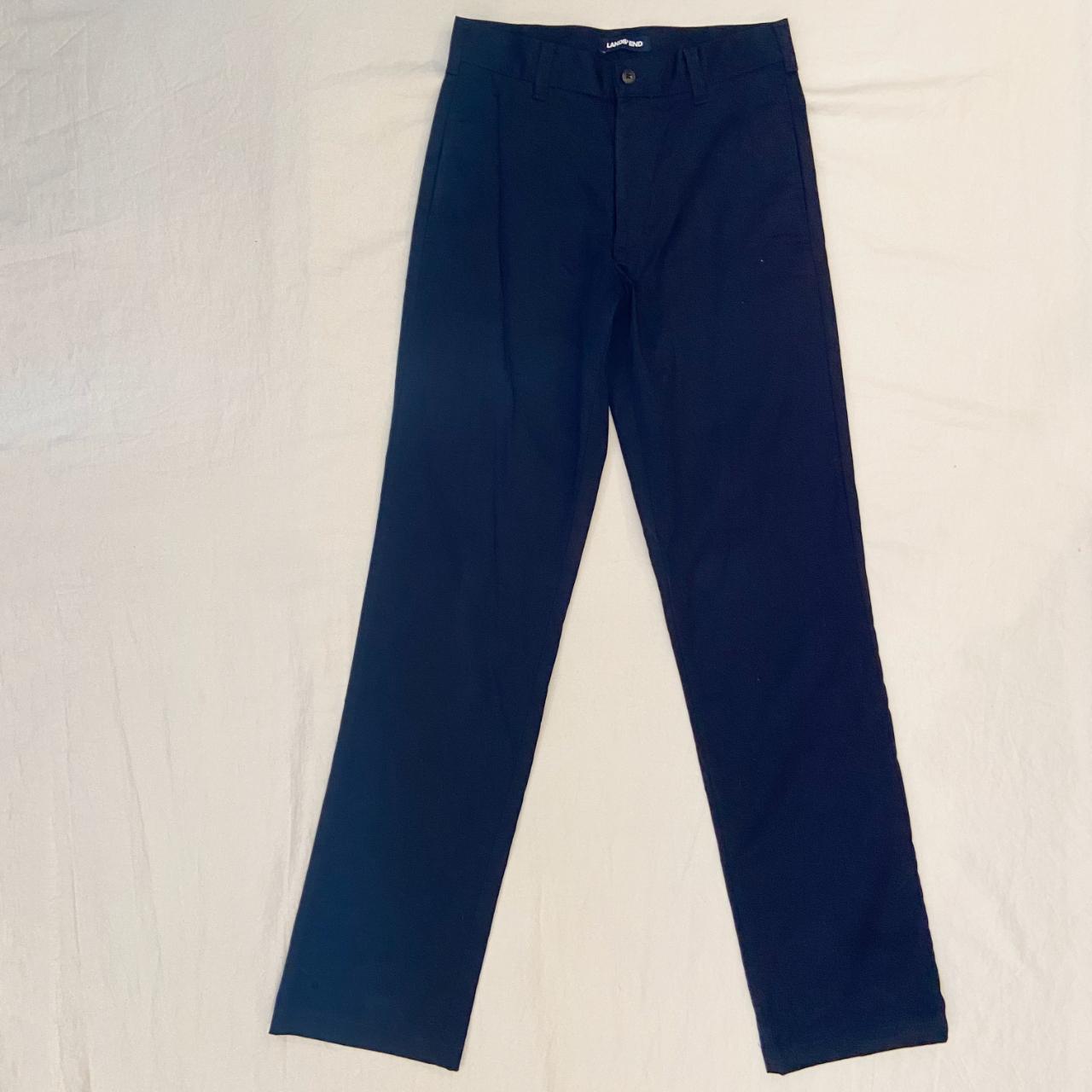 Land's End Navy Blue Trousers Waist: 27