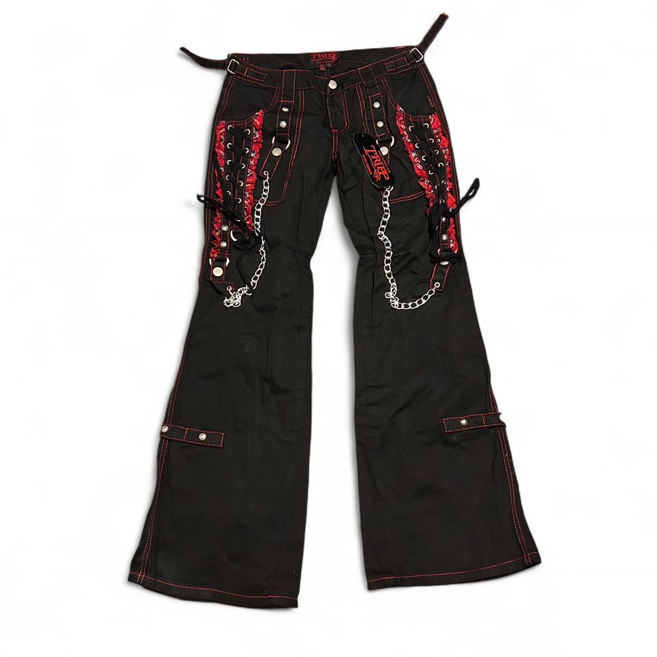 Gothic Clothing Tripp Nyc Lace Up Pants Tripp NYC Enchanted Dark