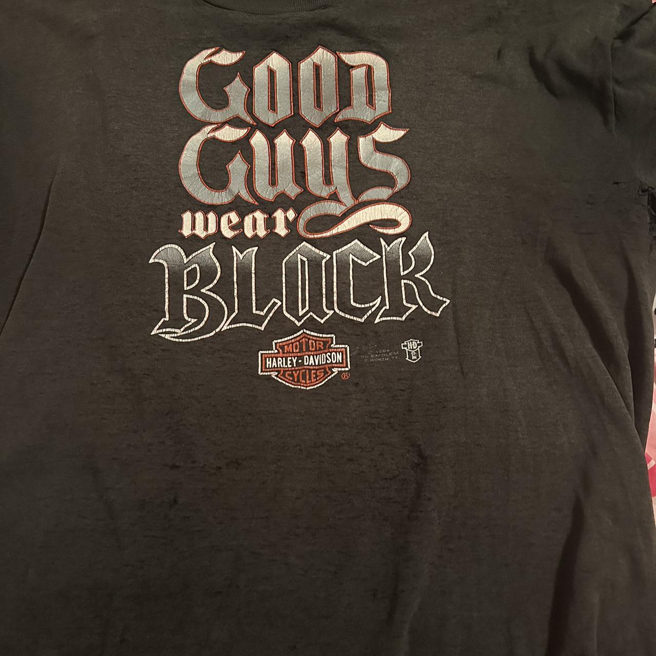 vintage n thrashed ‘91 3d emblem good guys wear... - Depop