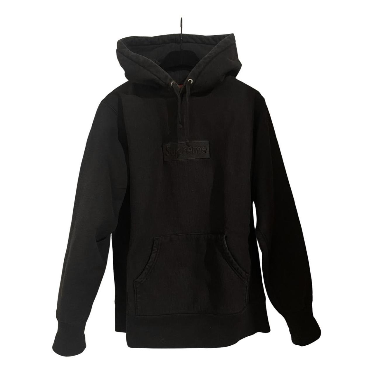 Supreme tonal black box logo hoodie, small, 2014...