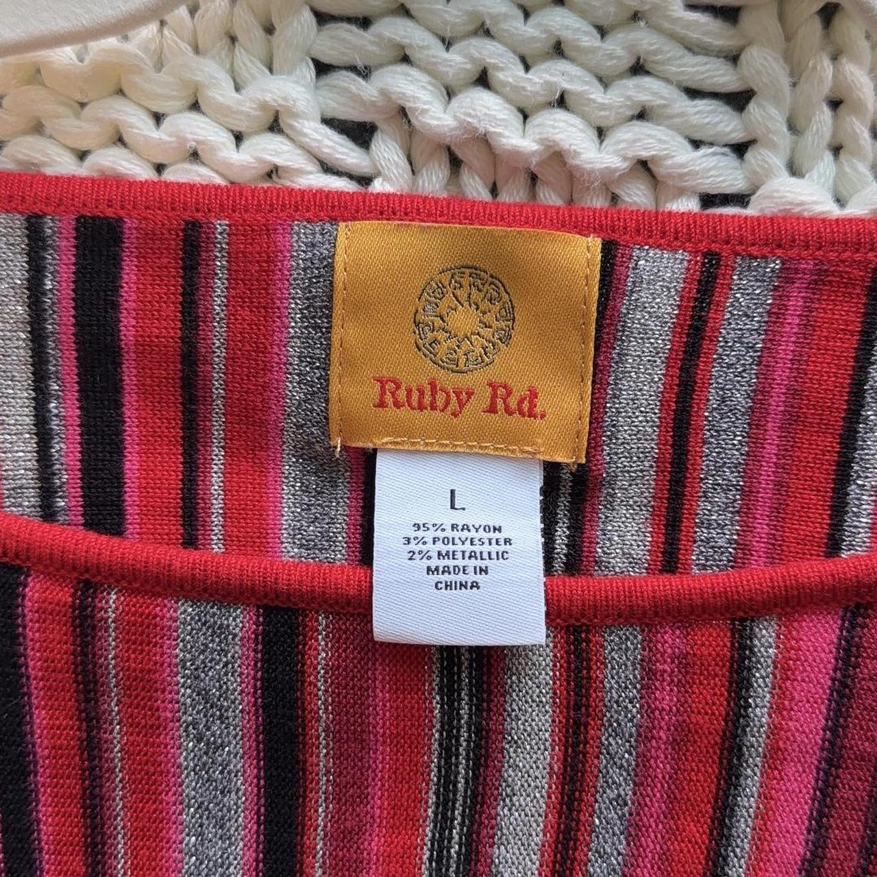 Ruby Rd. Women's Blouse - Multi/Red - L – Ruby Rd… - image 4