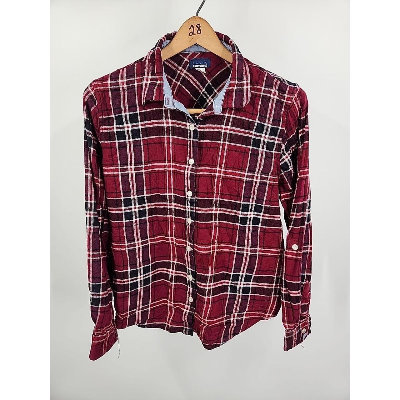 Basic Editions Women's Shirt - Multi - L – Basic … - image 3