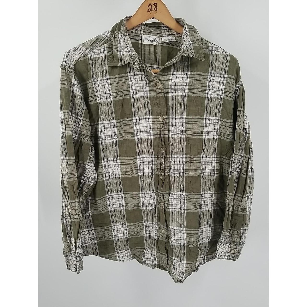 Basic Editions Women's Shirt - Multi - L – Basic … - image 3