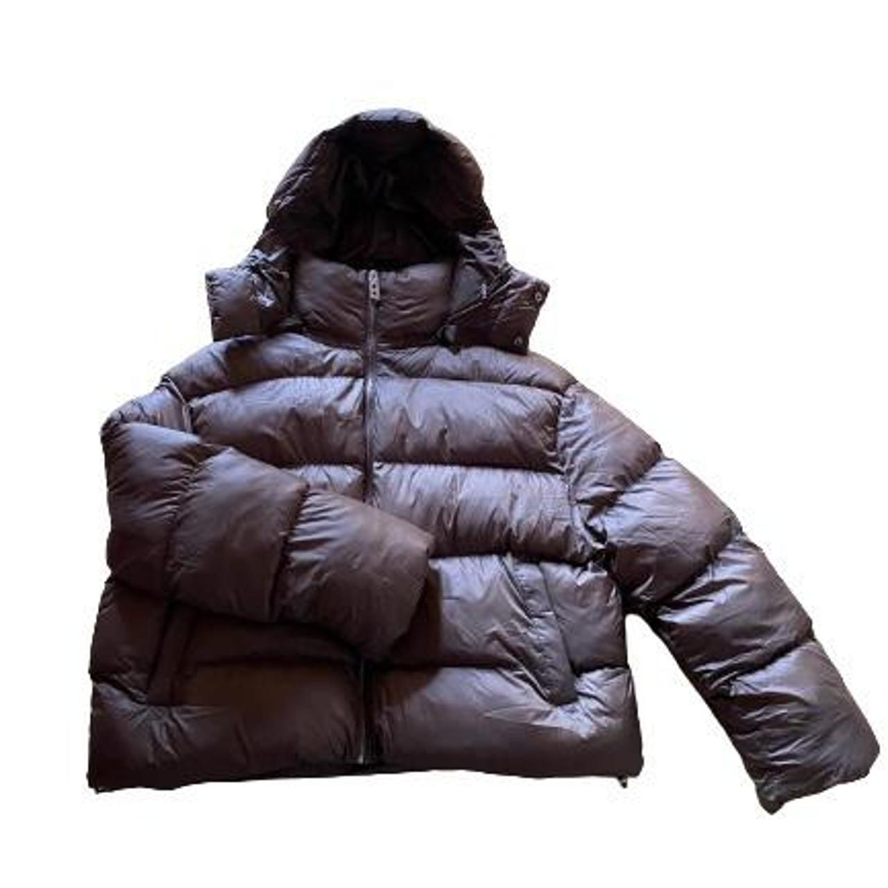 LOW LIGHTS STUDIOS puffer jacke brown size l worn... Depop