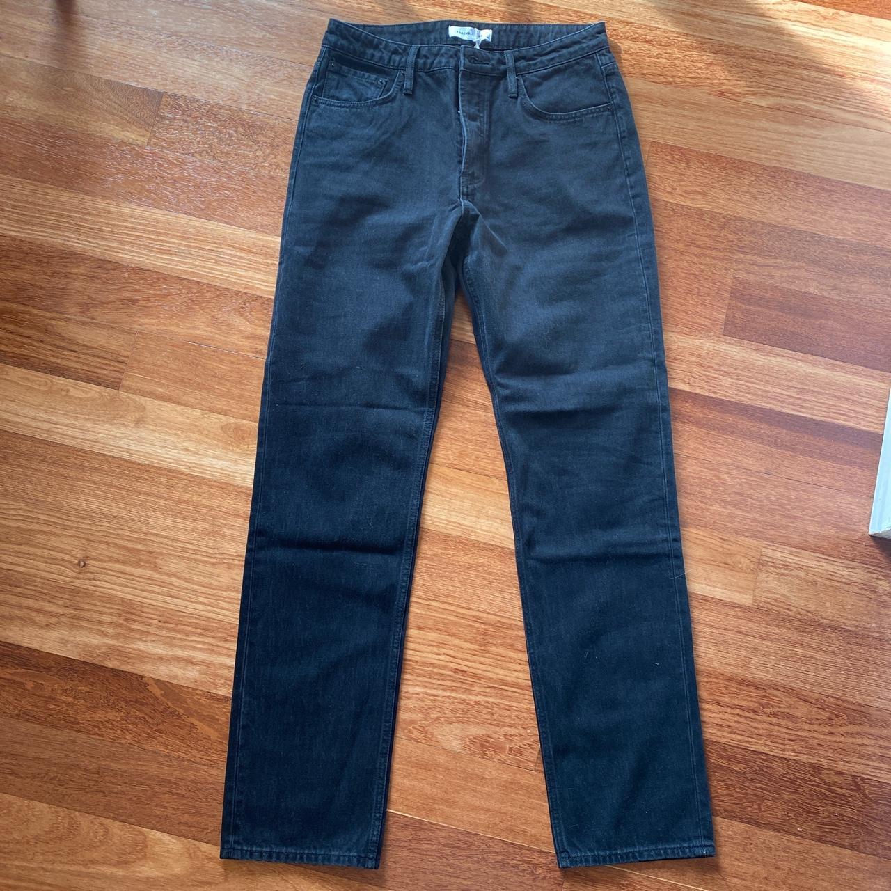 Assembly label straight jeans in soft black Men’s... - Depop