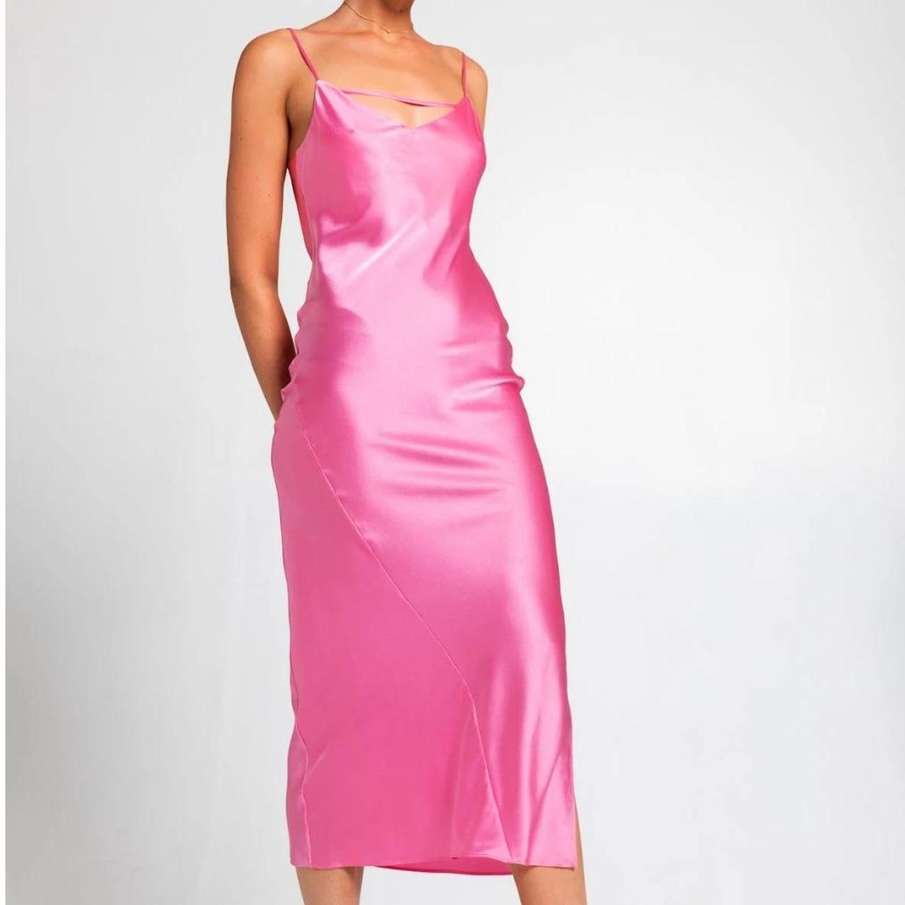 Ginger Silk Cami Dress in Sachet Pink by St. Cloud