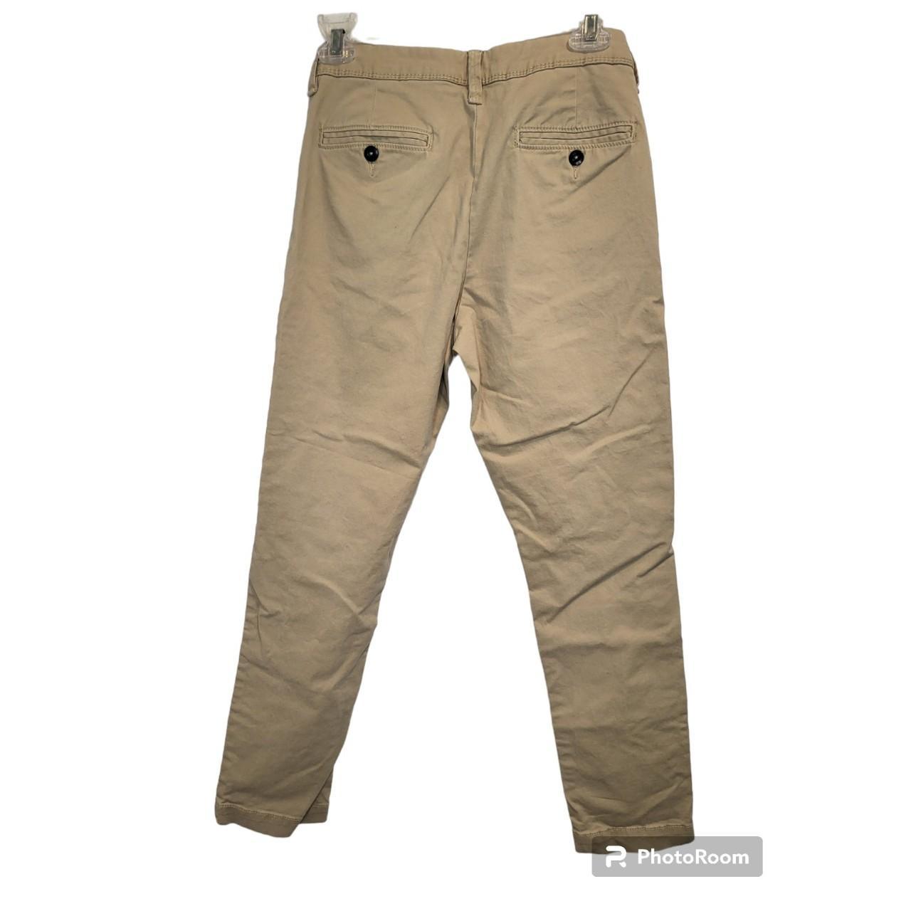 Boys Aero Khaki Uniform Skinny Pants is a stylish - Depop