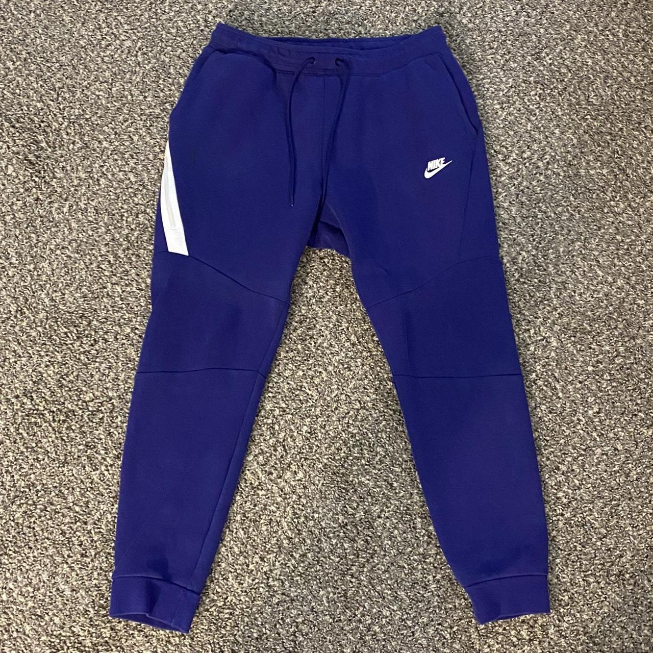 Purple Nike tech sweatpants Size Large nike... Depop
