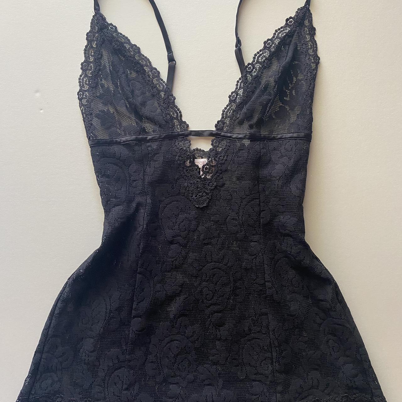 stunning lace Victoria’s Secret top see through and... - Depop