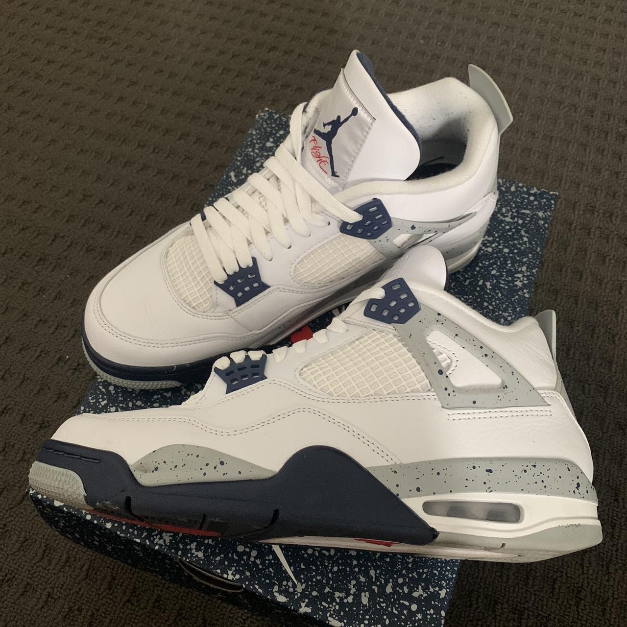 air jordan retro 4 navy blue