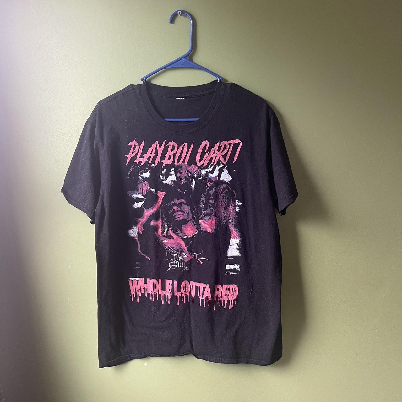 Streetwear Playboi Carti 'Whole Lotta Red' Rap Tee