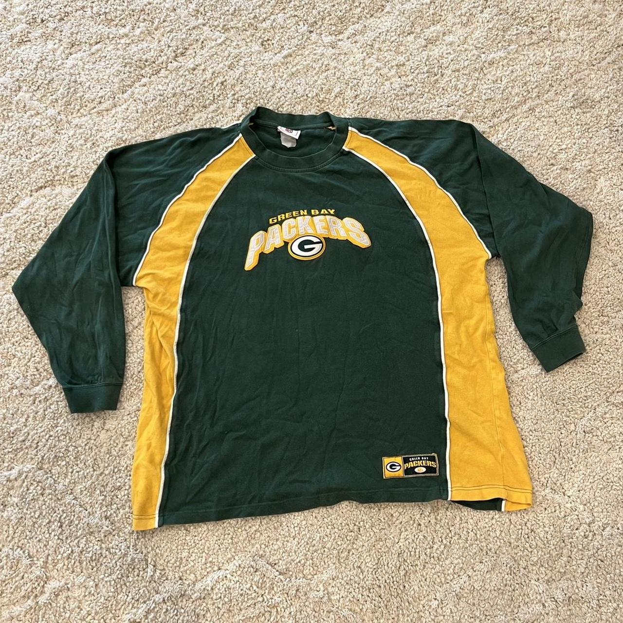 Green Bay Packers Long Sleeve T-Shirt • Size: - Depop