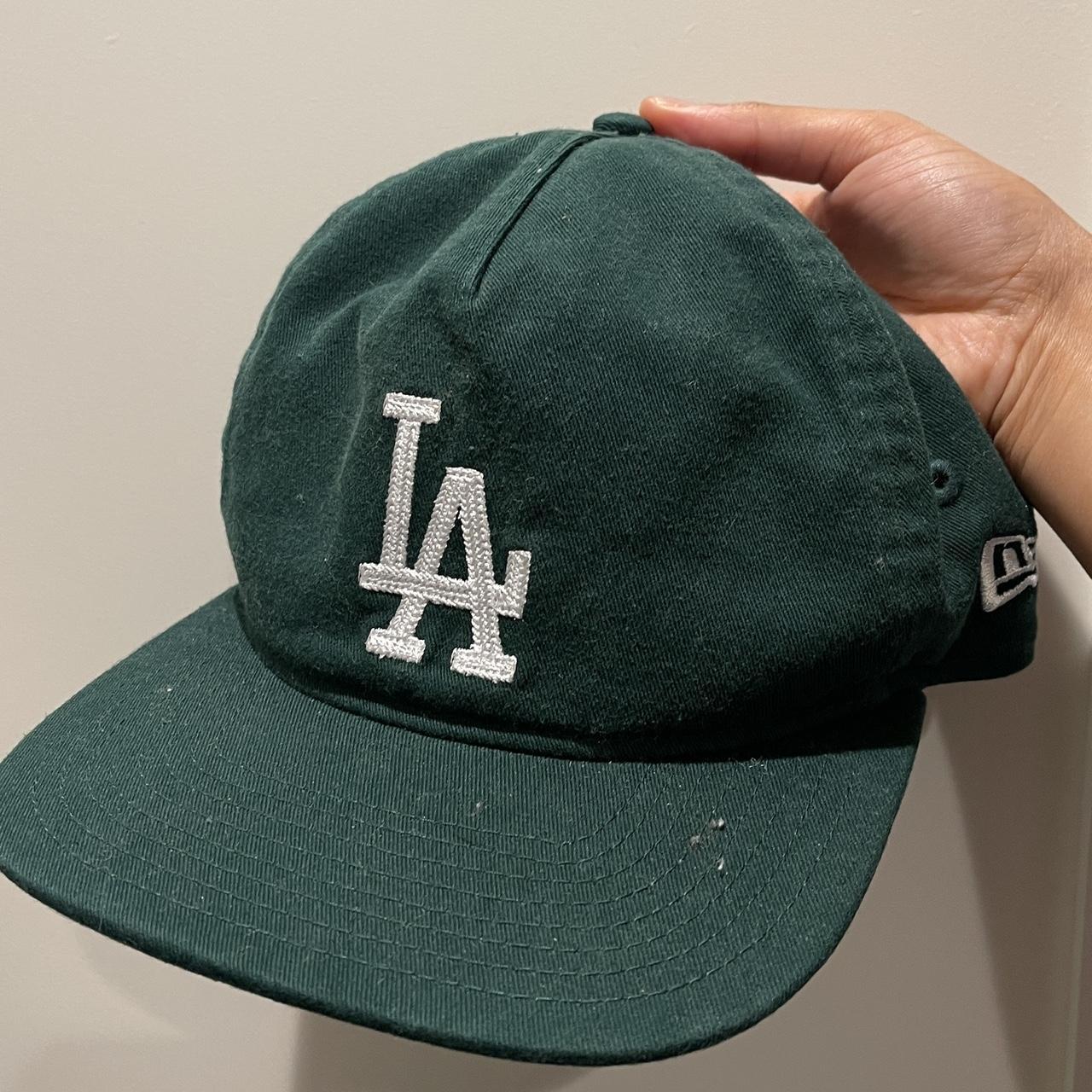 Forest green LA cap #cap #hat #LA - Depop