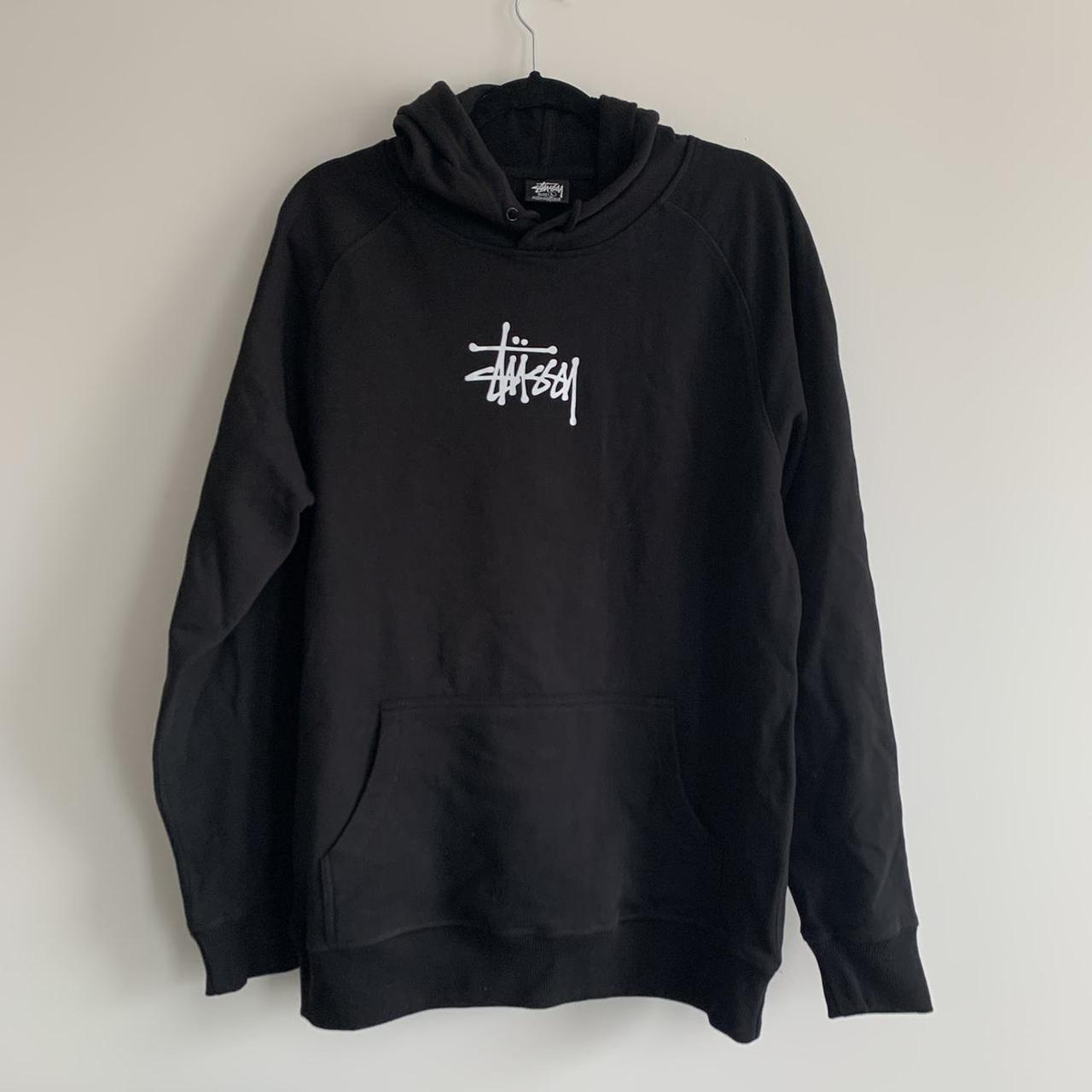 Middle logo stussy hoodie No marks, stains or flaws... - Depop
