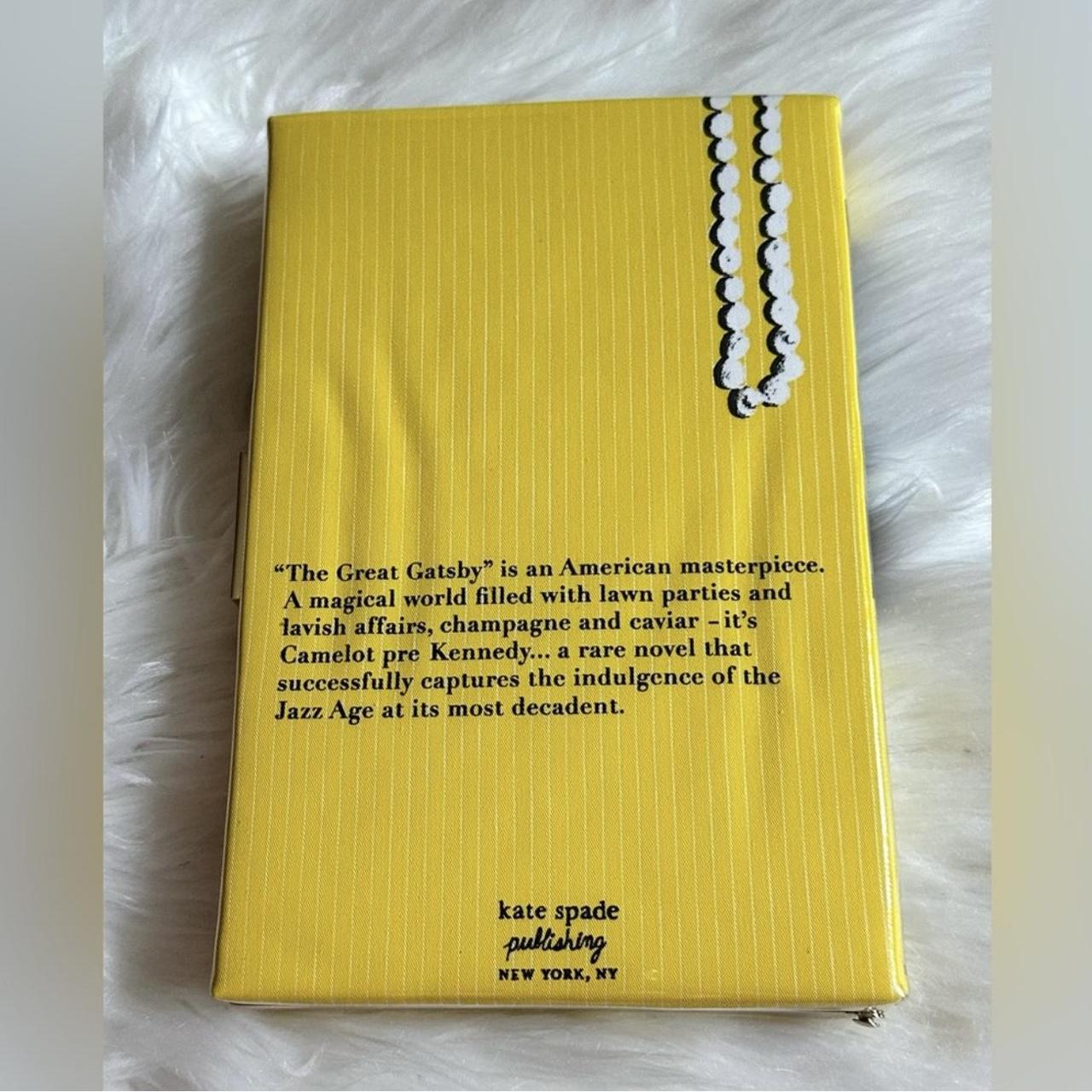 Kate Spade Book of the Month authentic clutch: Great Gatsby