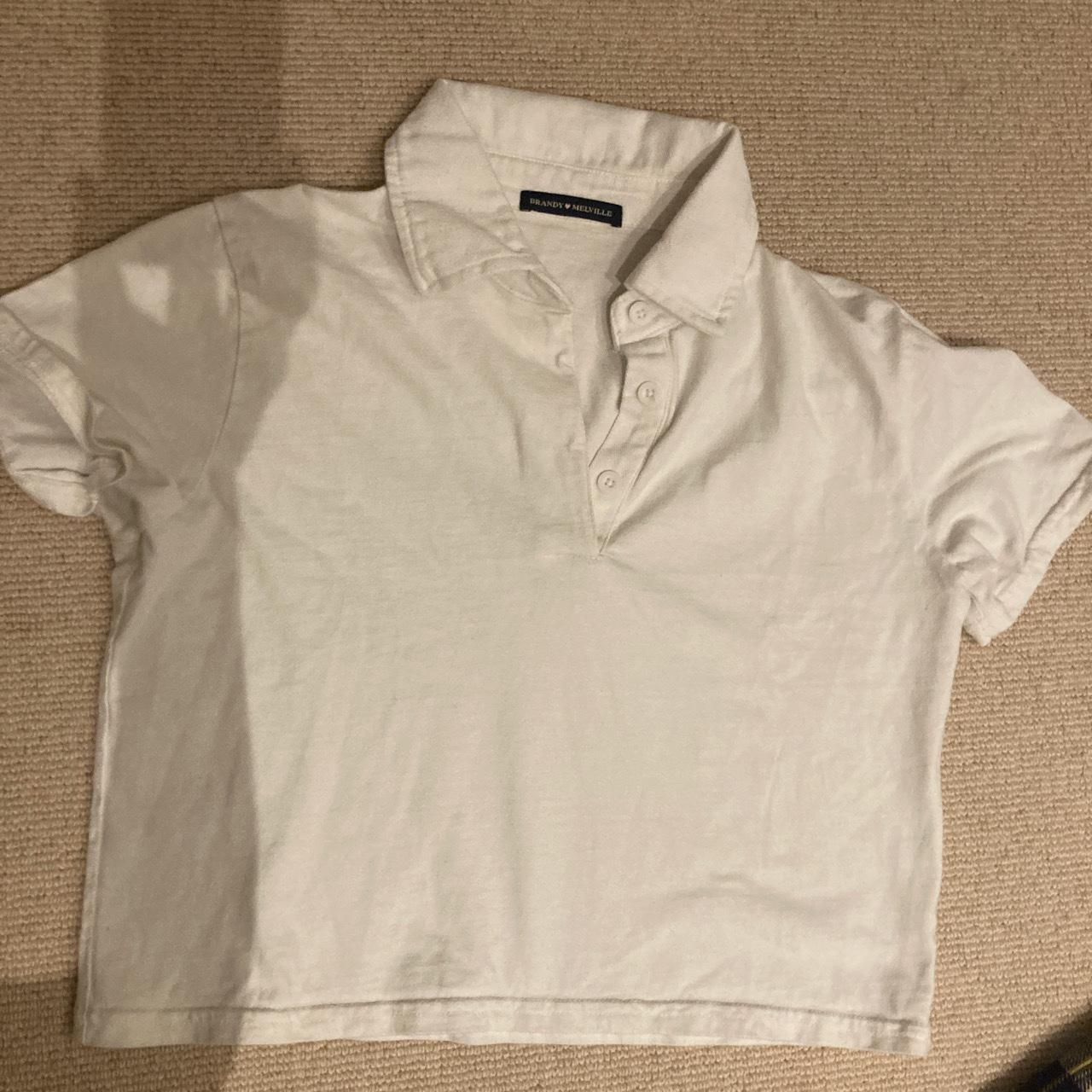 brandy Melville collared tshirt as seen on Emma... Depop