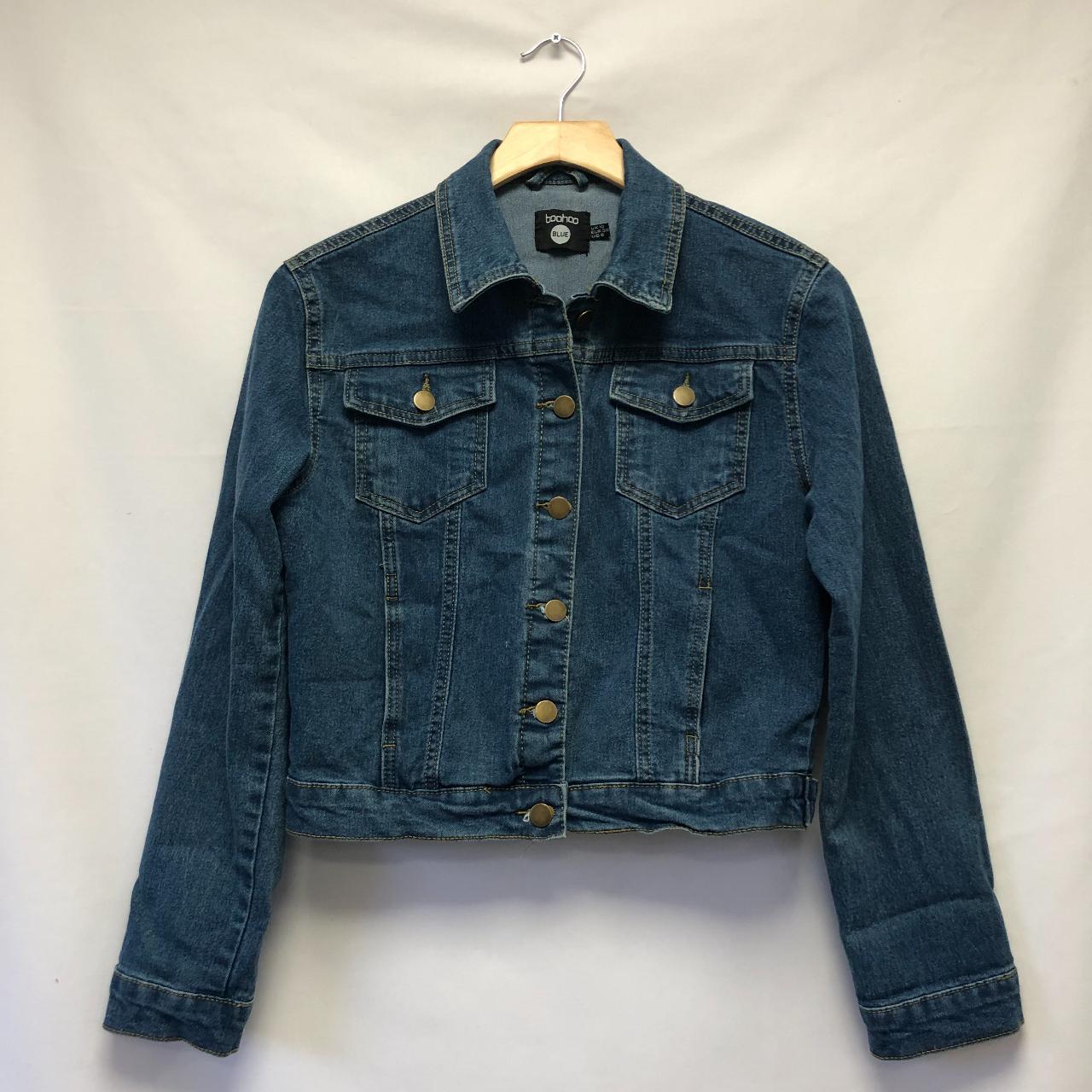 Boohoo Women's Blue Jacket | Depop