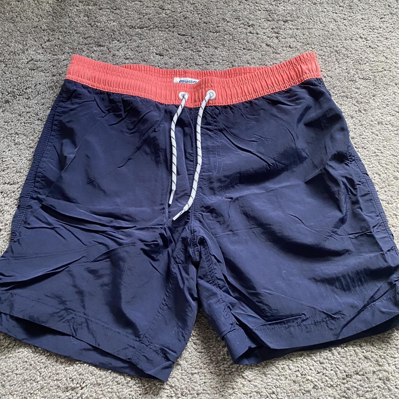 maamgic mens swim trunks size medium navy blue - Depop