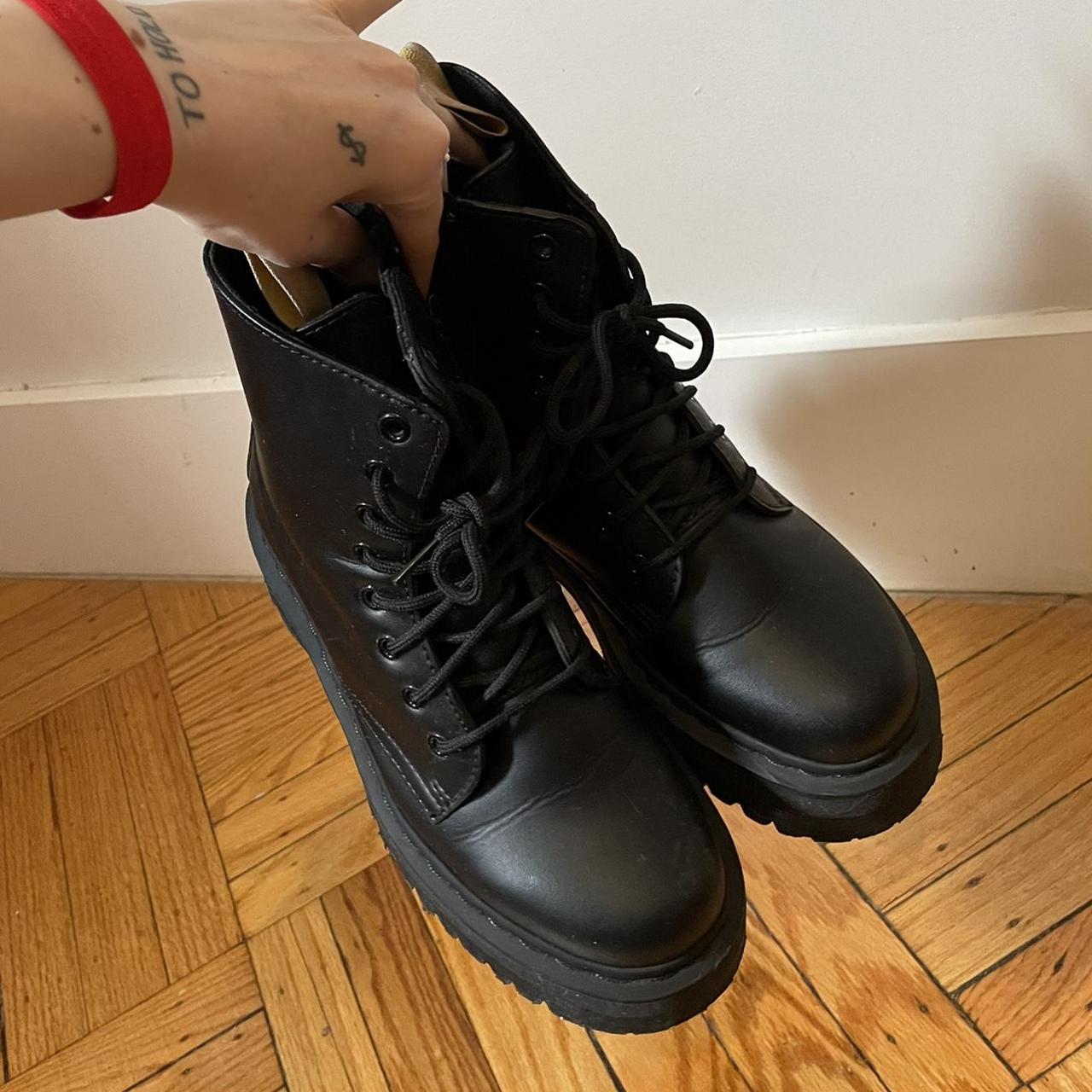 VEGAN JADON II BOOT MONO PLATFORMS Literally wore... - Depop