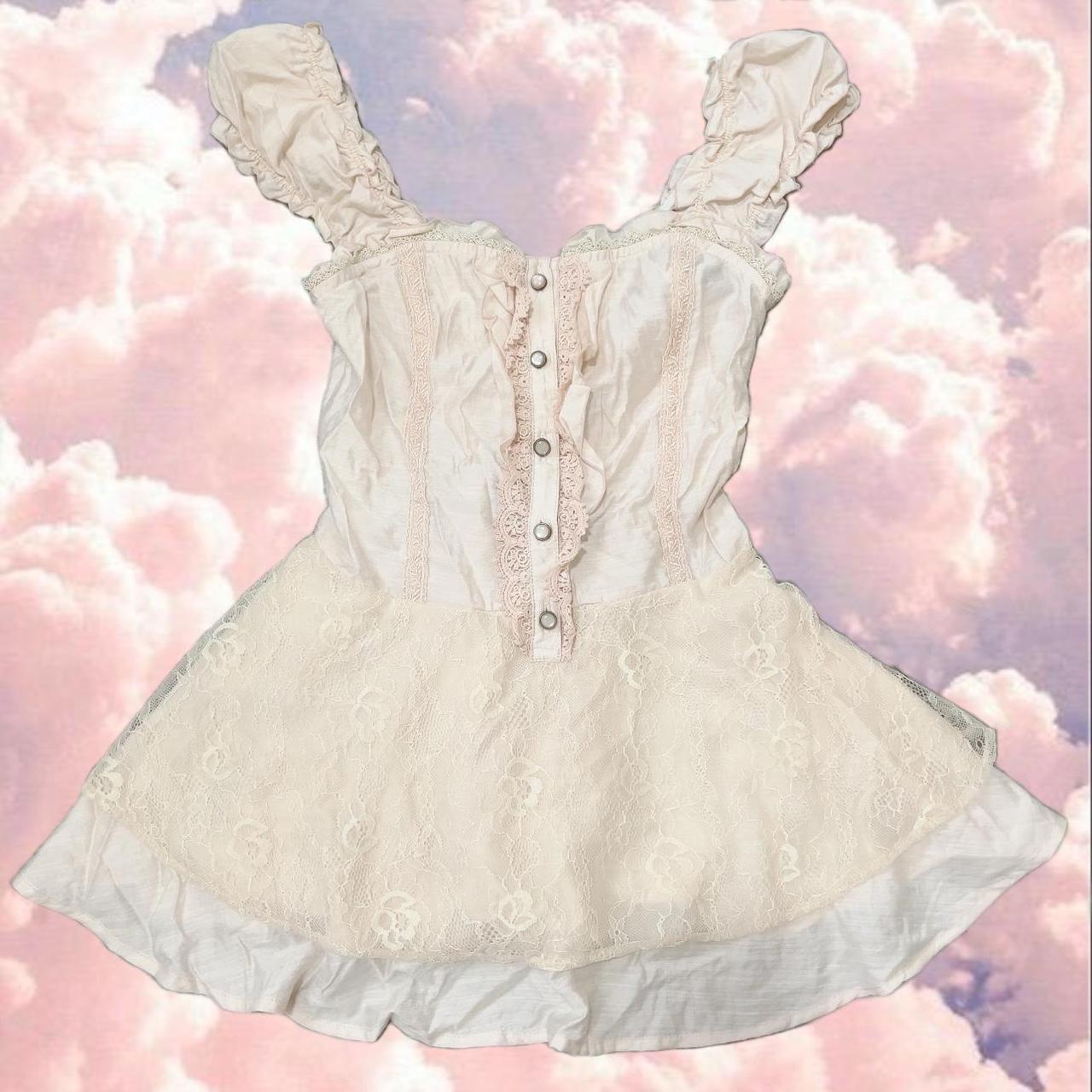 Selling NWT axes femme Tube Top Fairy Hime Pink Lolita Dress