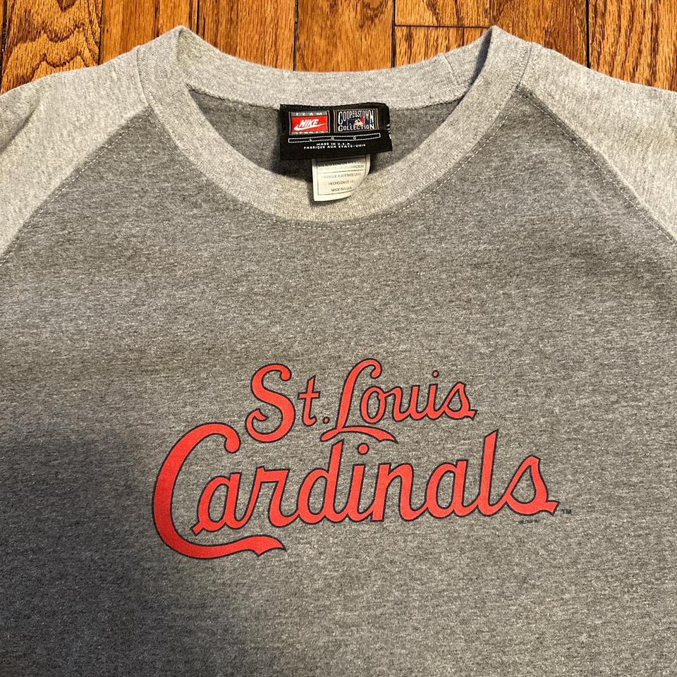 Cardinals Shirt Mens Medium Navy Copyrighted - Depop