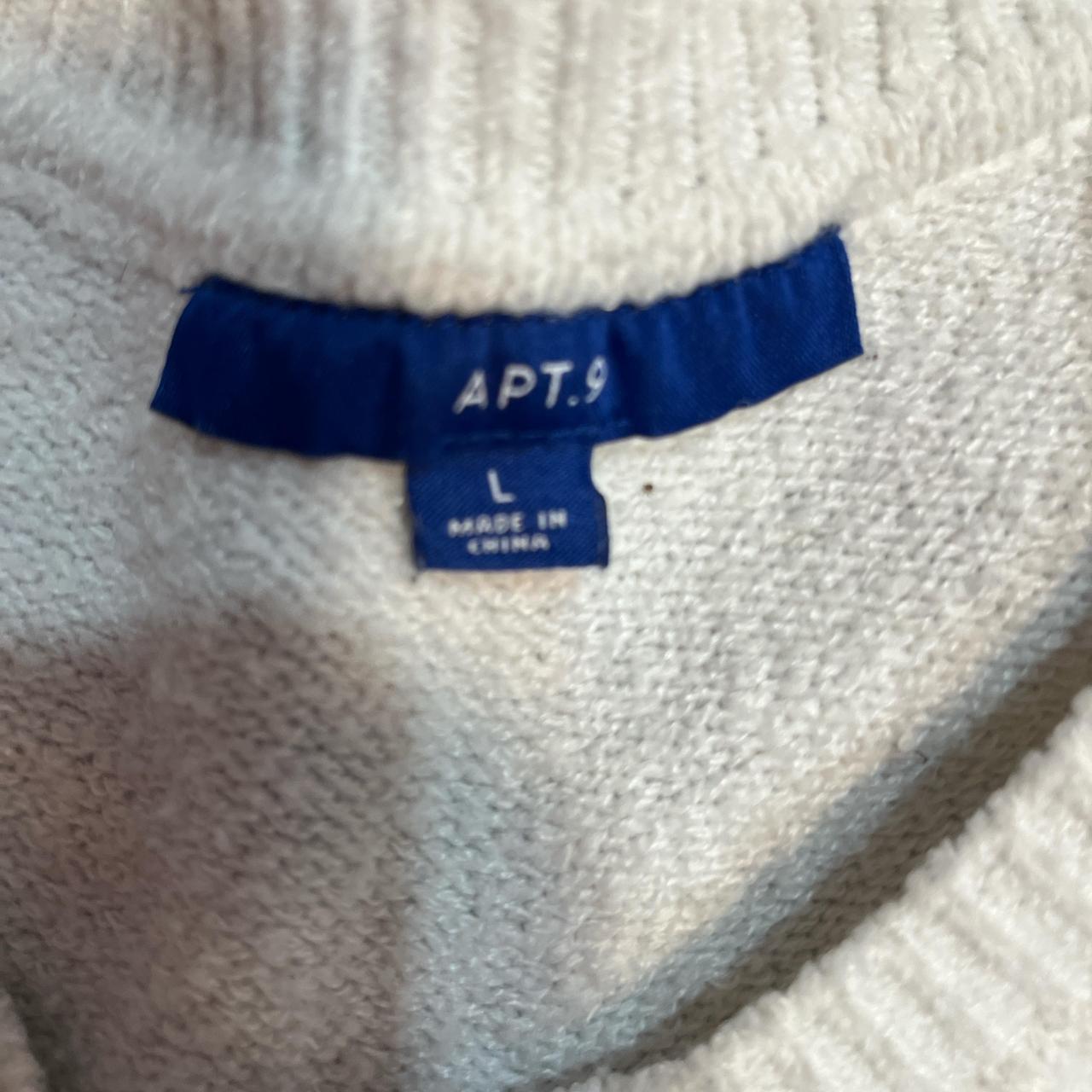 Apt. 9 Women's Sweater - Multi/Grey - L – Apt. 9 … - image 2