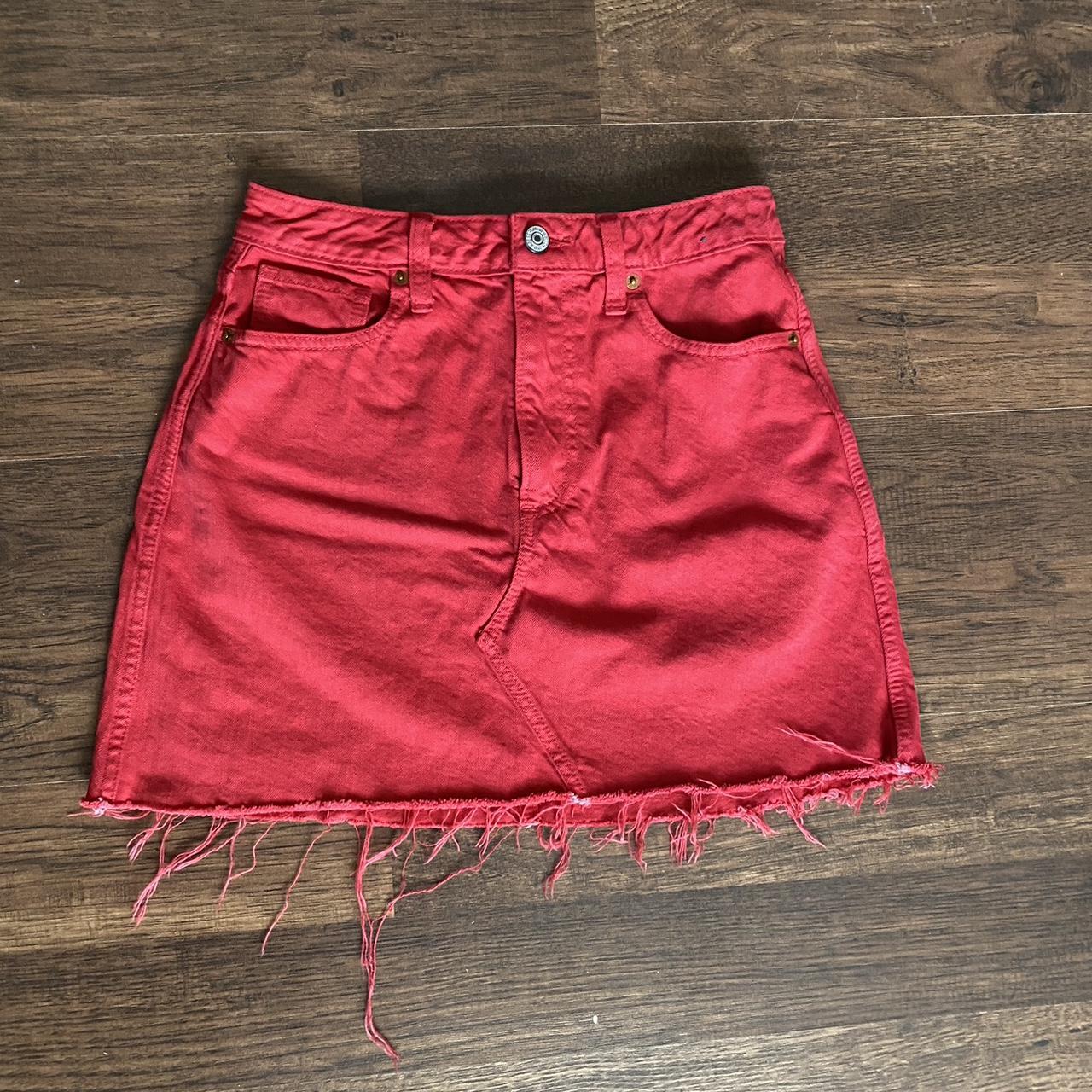 Abercrombie & Fitch Zoe Natural Rise Vintage A Line... - Depop