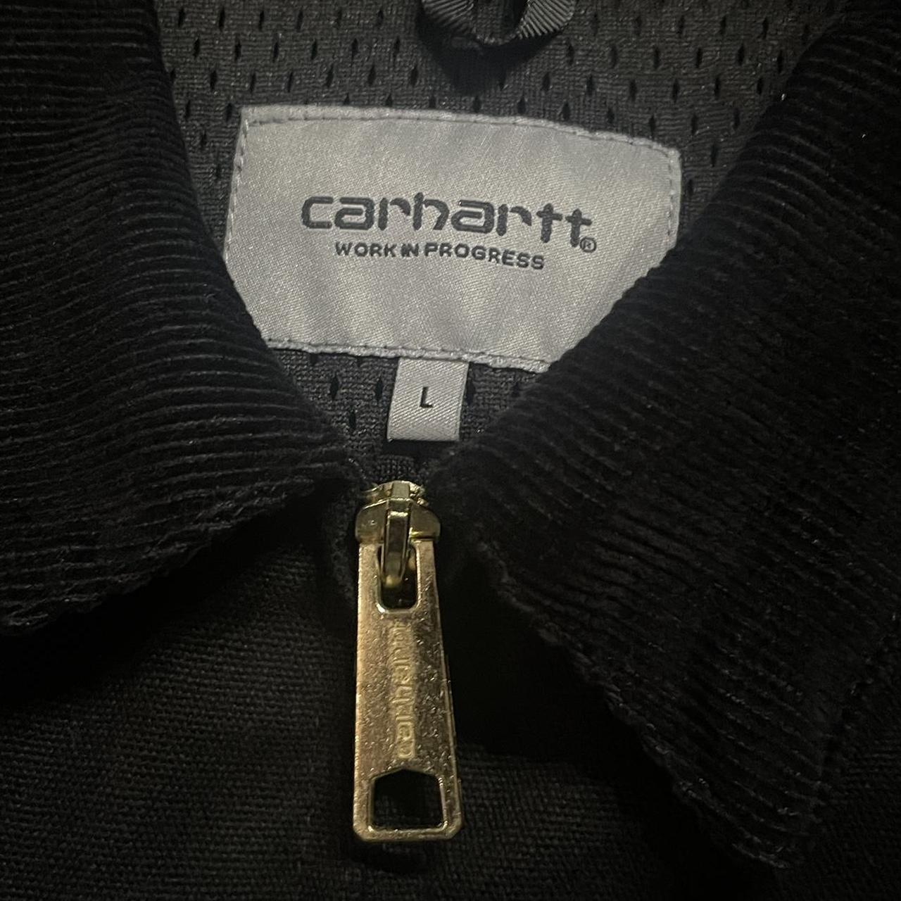 Carharrt detroit jacket black large perfect... - Depop