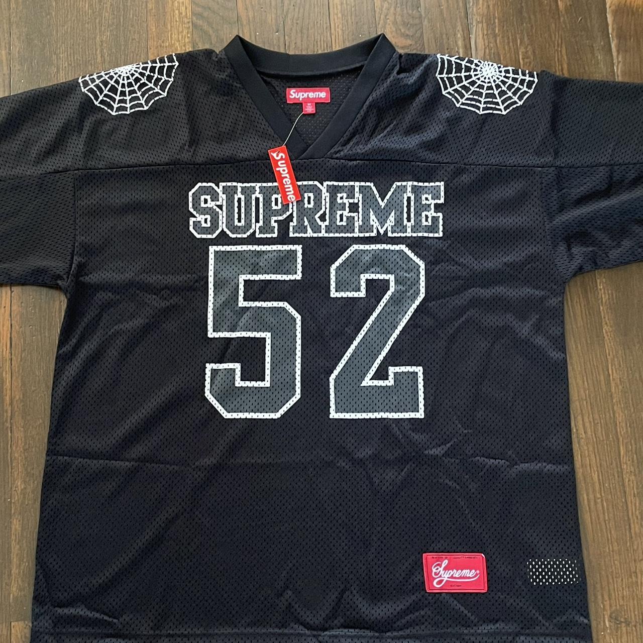 Supreme Hellraiser Football Jersey White | Depop