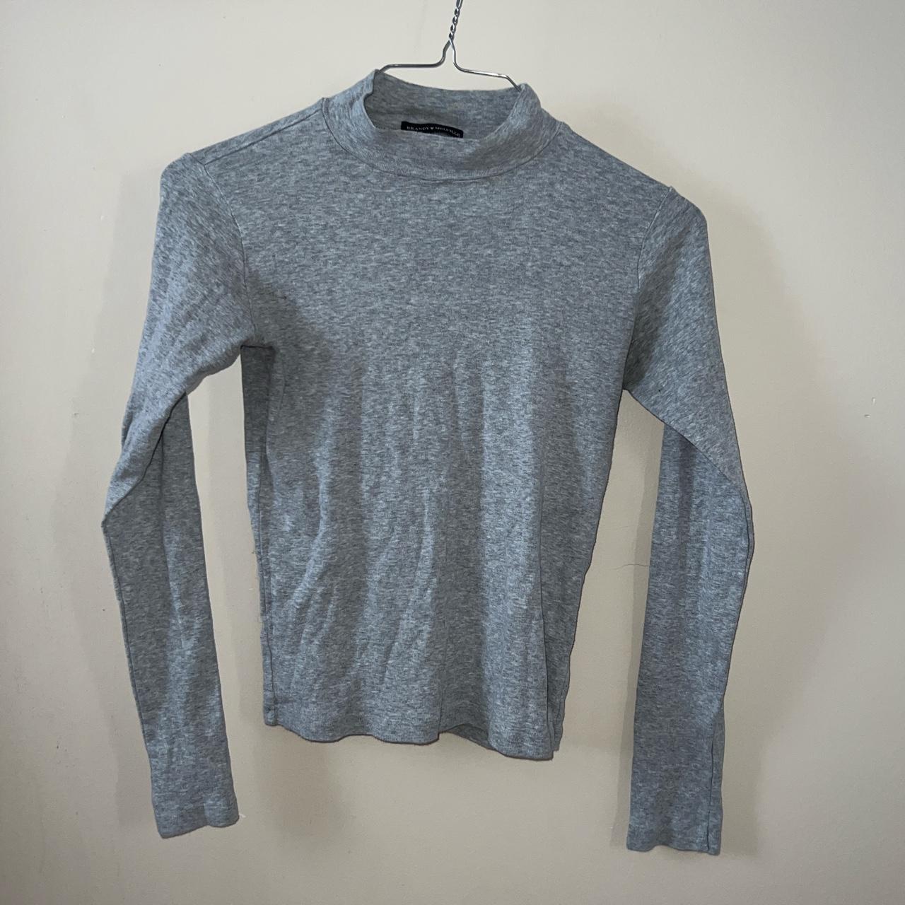 brandy melville turtleneck -clean and ready to... - Depop