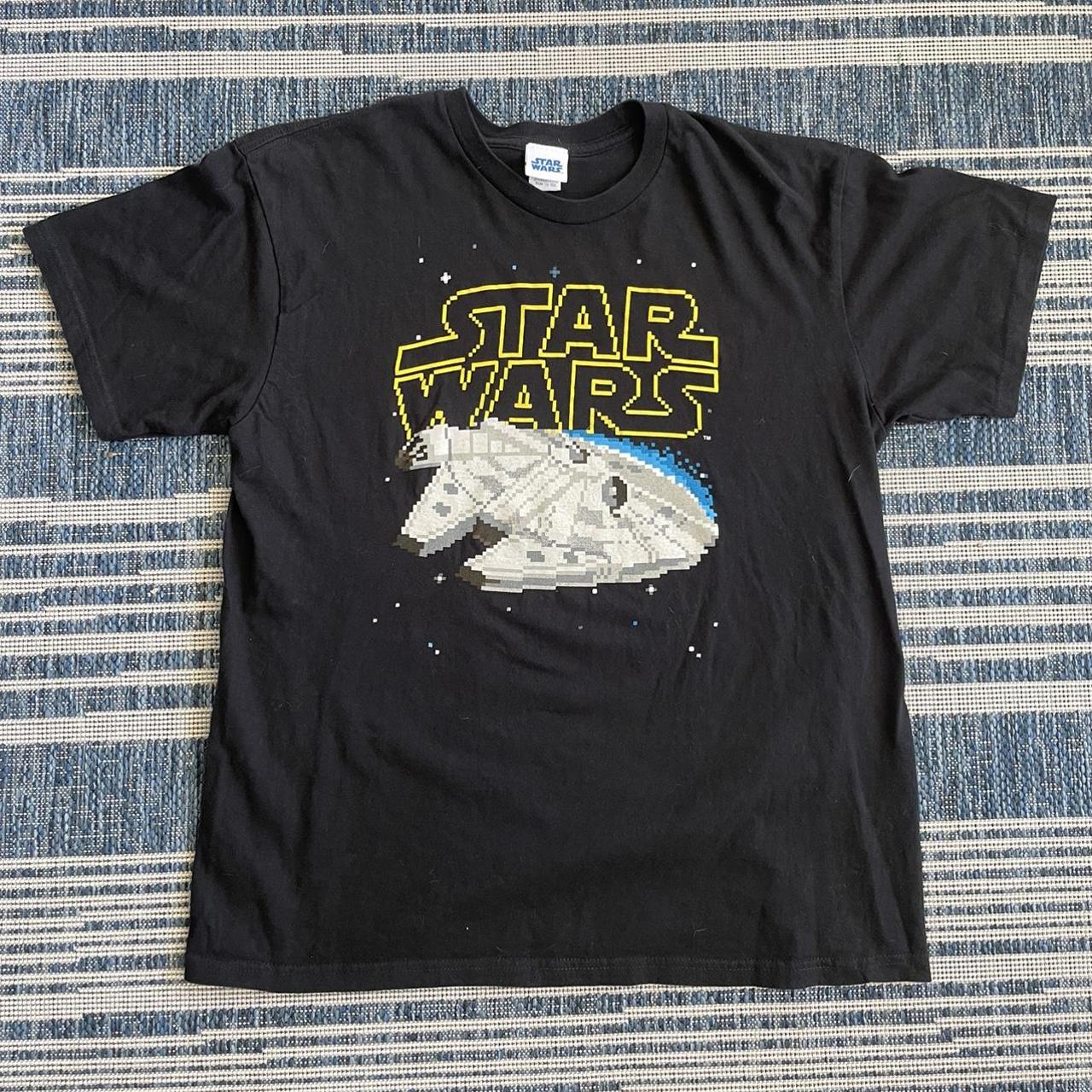 Vintage 90’s Star Wars Millennium Falcon T-Shirt... - Depop